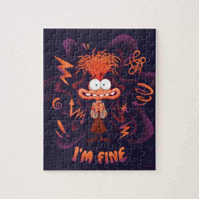Anxiety "I'm Fine" Jigsaw Puzzle (Vertical)