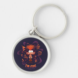Anxiety "I'm Fine" Keychain