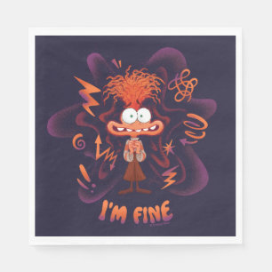 Anxiety "I'm Fine" Napkins