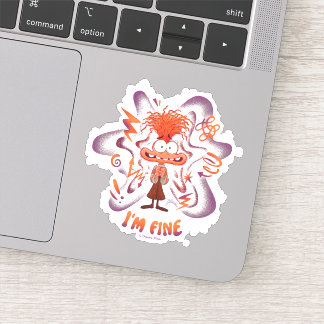Anxiety "I'm Fine" Sticker