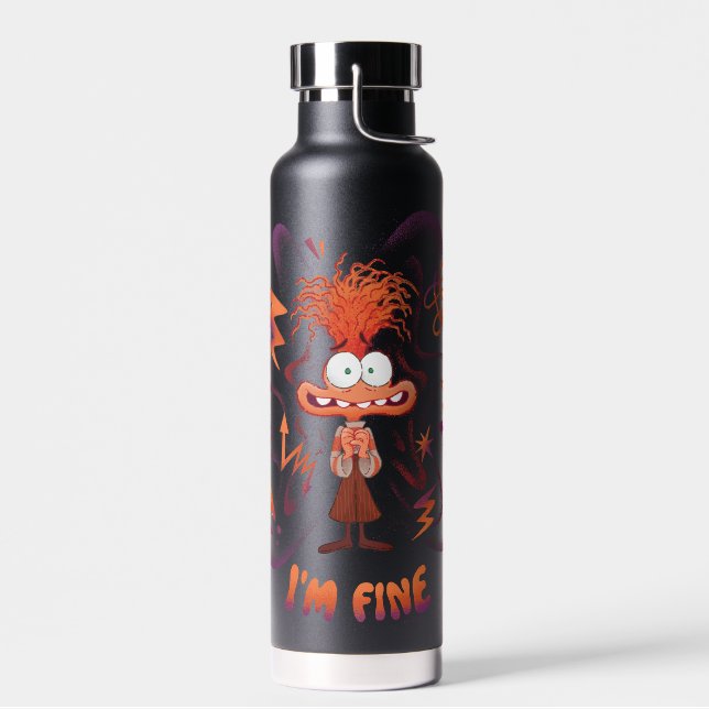 Anxiety "I'm Fine" Water Bottle (Left)