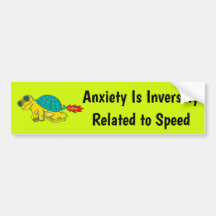 Anxiety Is Inversely Related to Speed - Funny