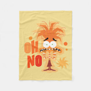 Anxiety "Oh No" Fleece Blanket