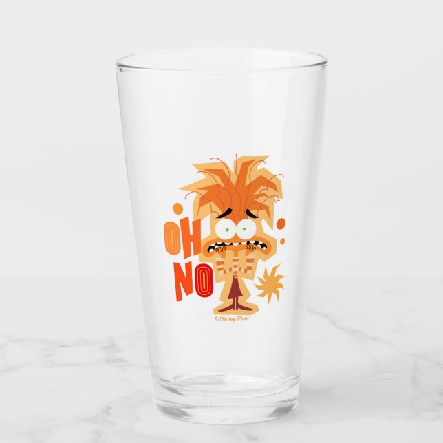 Anxiety "Oh No" Glass (Front)