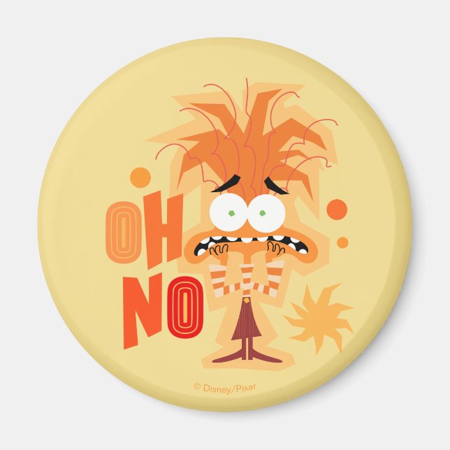 Anxiety "Oh No" Magnet (Front)