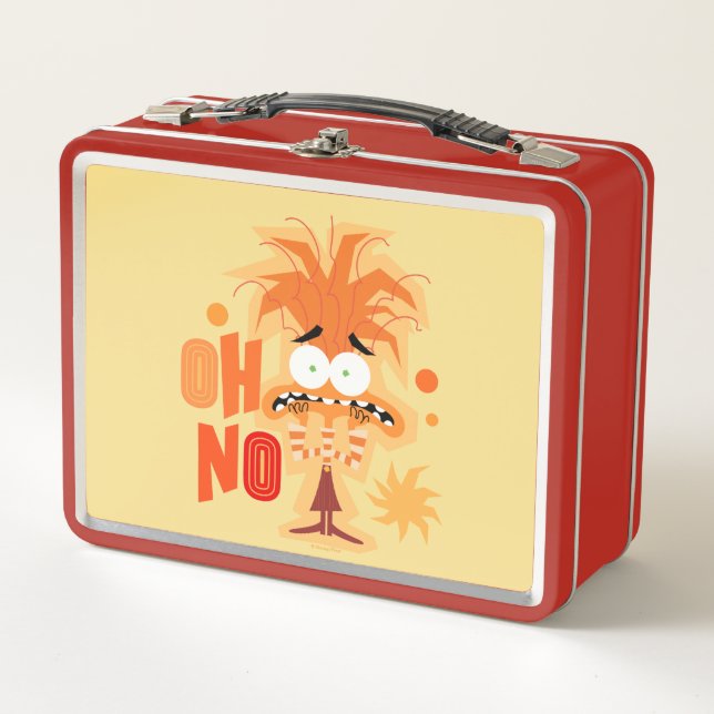 Anxiety "Oh No" Metal Lunch Box (Front)