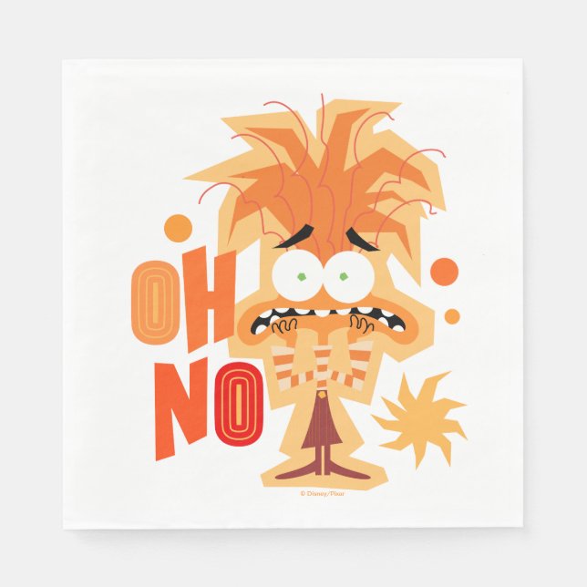 Anxiety "Oh No" Napkins (Front)