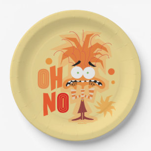 Anxiety "Oh No" Paper Plates