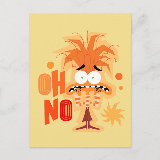 Anxiety "Oh No" Postcard (Front)