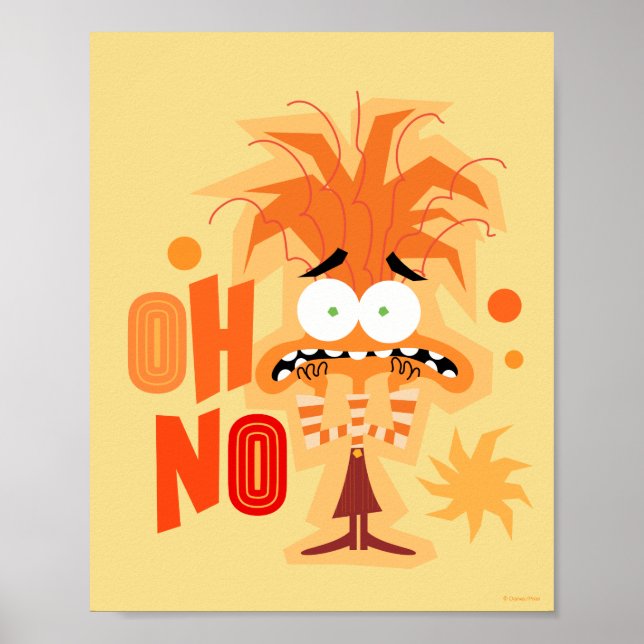 Anxiety "Oh No" Poster (Front)