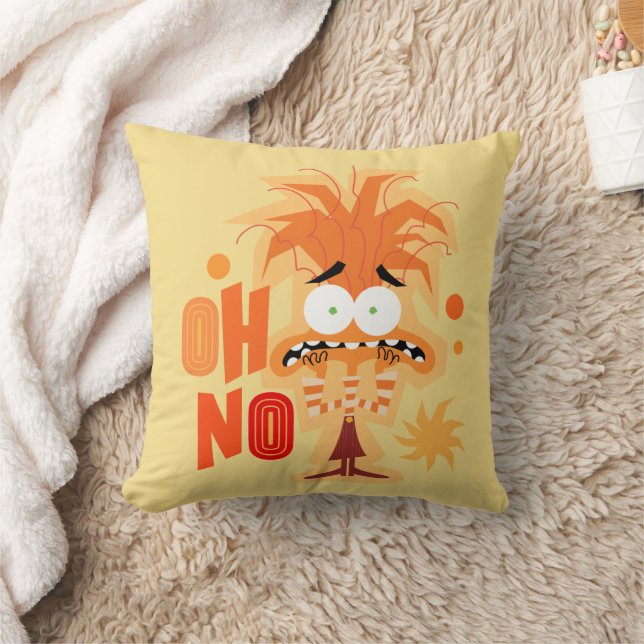Anxiety "Oh No" Throw Pillow (Blanket)