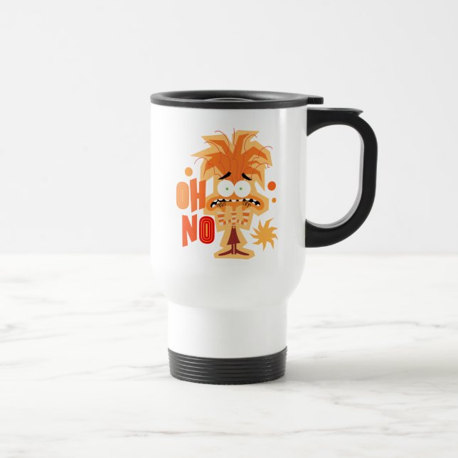Anxiety "Oh No" Travel Mug (Right)