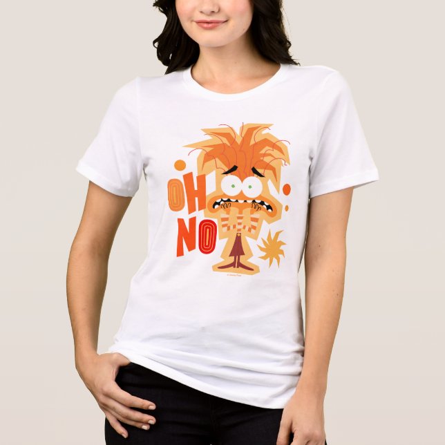 Anxiety "Oh No" Tri-Blend Shirt (Front)