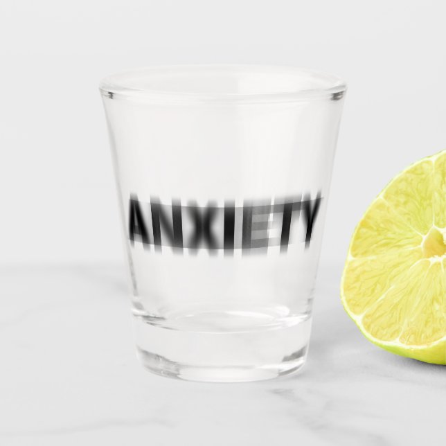 Anxiety Slayer Shot Glass (Front)