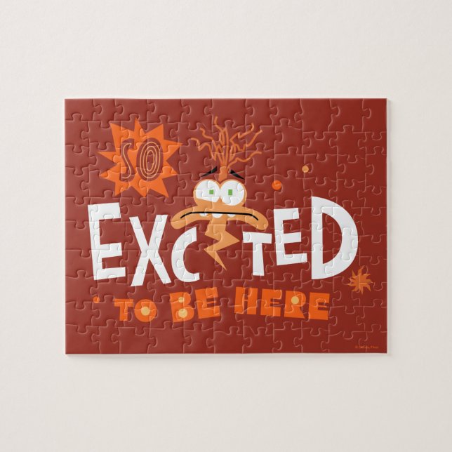 Anxiety "So Excited To Be Here" Jigsaw Puzzle (Horizontal)