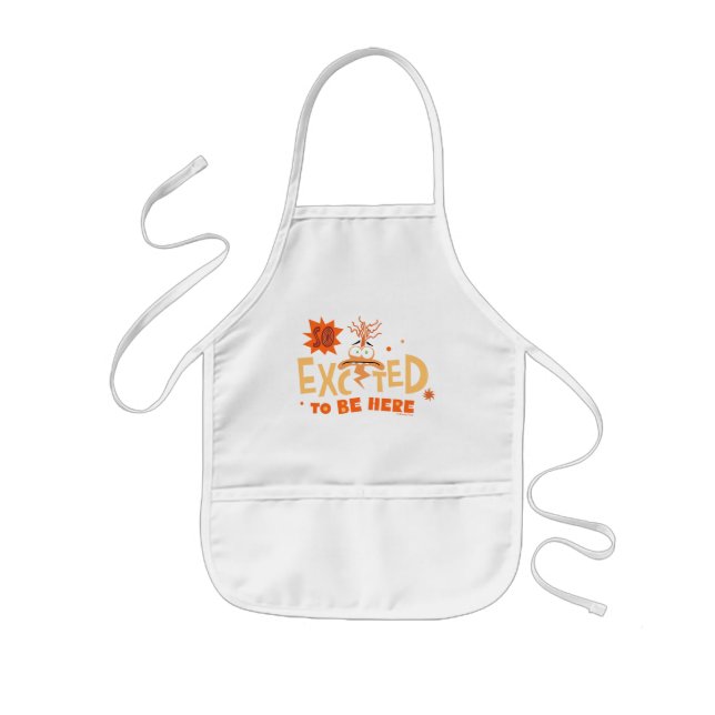 Anxiety "So Excited To Be Here" Kids' Apron (Front)