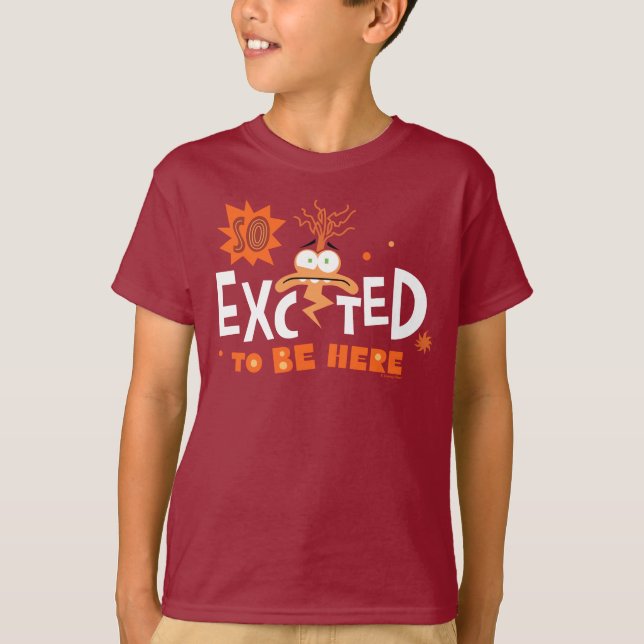 Anxiety "So Excited To Be Here" T-Shirt (Front)