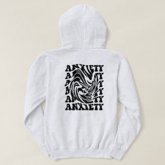 "Anxiety Swirl" Optical Illusion Hoodie – 