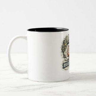 Anxiety vs Reality Funny Mental Health Humorous Il Two-Tone Coffee Mug