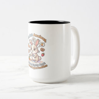 Anxious Bunny Snack Alert Mug