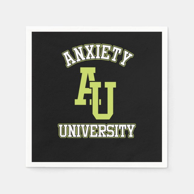 Anxious Social Fear Antisocial Introvert Disorder  Napkins (Front)