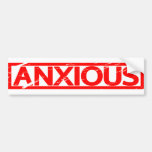 Anxious Stamp Bumper Sticker