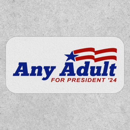 Any Adult For President 2024 Patch