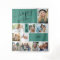 Any Age 10 Photo Collage Personalized Green