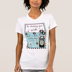 Any Age,1950's Diner Birthday  T-Shirt