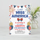 ANY AGE - 4th of July Birthday Party Invitation (Standing Front)