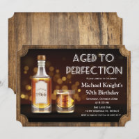 ANY AGE - Aged to Perfection Whiskey Birthday