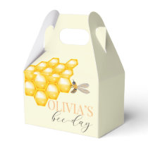 Any age, bee theme birthday  favor boxes