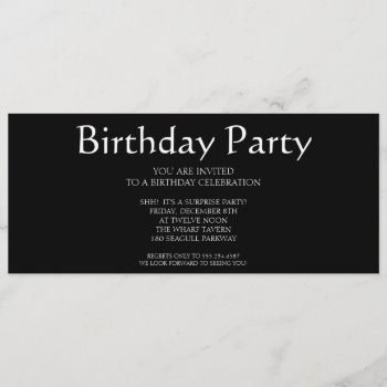Any Age; Birthday Invitation by DreamLiveLoveLaugh at Zazzle