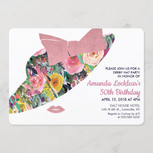 ANY AGE - Derby Birthday Party Invitation