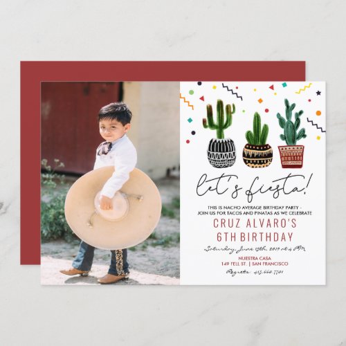 ANY AGE _ Fiesta Cactus Birthday Invitation