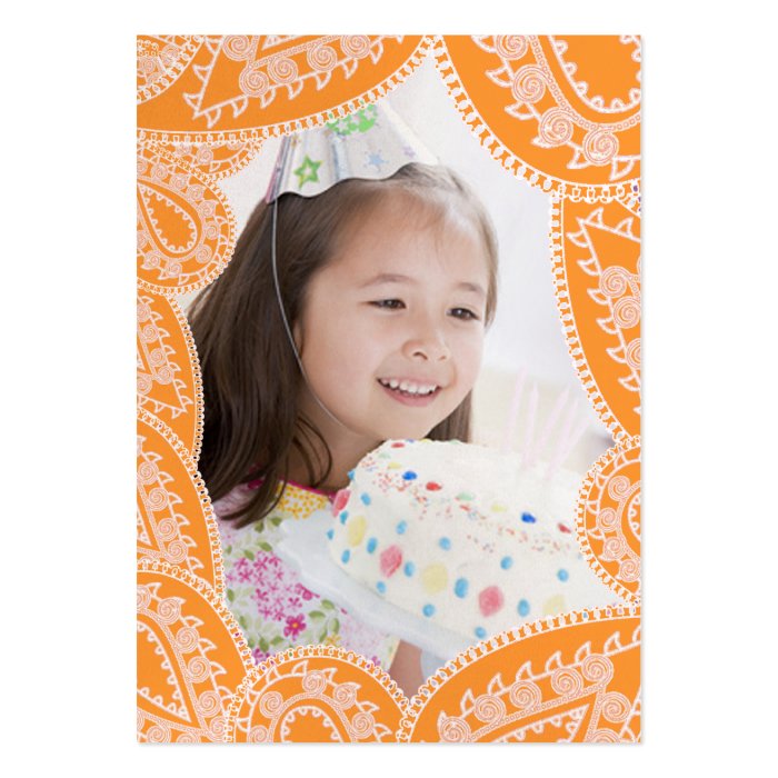 Any Age  Girls Birthday Photo Cards Business Card