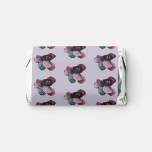 Any Age Gold Blue Lavender Purple Hydrangeas Gift Hershey's Miniatures