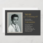 Any Age Old Photo Surprise 60th Birthday Invite (Front/Back)