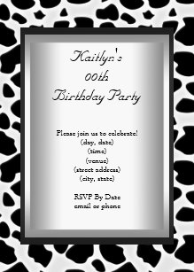 cow birthday invitations zazzle