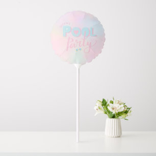 Any age pool party birthday balloon