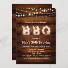 ANY AGE - Rustic BBQ Birthday Invitation
