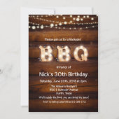 ANY AGE - Rustic BBQ Birthday Invitation (Front)