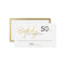 ANY AGE SIMPLE ELEGANT GOLD TYPOGRAPHY BIRTHDAY