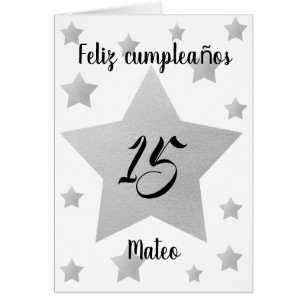 Any Age Spanish Birthday Cards