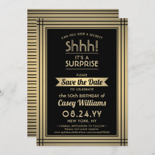 Birthday Save The Date Cards Zazzle