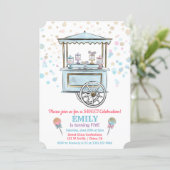 ANY AGE - Sweet Candy Shop Birthday Invitation (Standing Front)