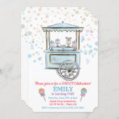 ANY AGE - Sweet Candy Shop Birthday Invitation (Front/Back)