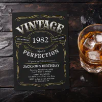 DIY Print Custom ADULT AGED TO PERFECTION JACK DANIELS Birthday