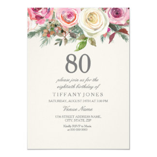 floral party invitations