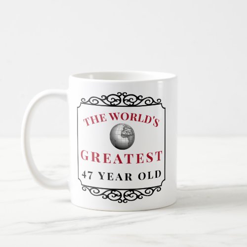 Any Age Worlds Best Birthday Coffee Mug